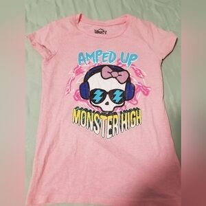 Monster High Pink Amped Up T-Shirt